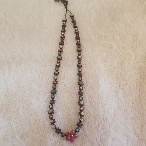 Beaded chain necklace
